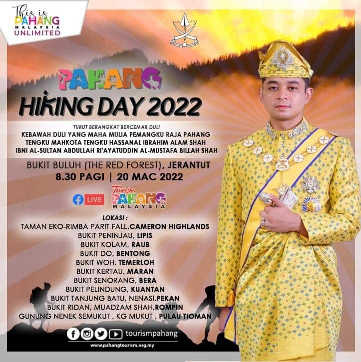 Pemangku Raja Pahang meriahkan Pahang Hiking Day 2022