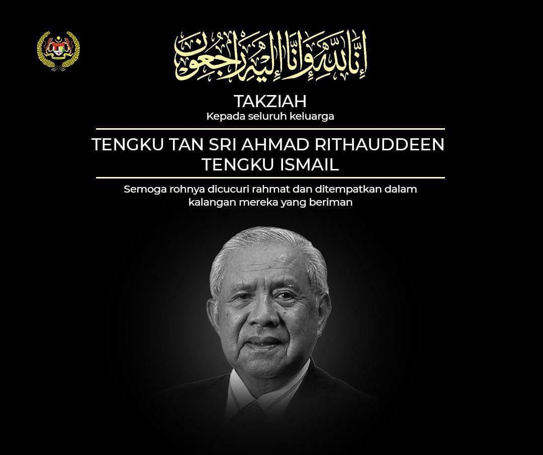 Agong, Permaisuri dan PM bersedih atas pemergian Tengku Ahmad Rithauddeen