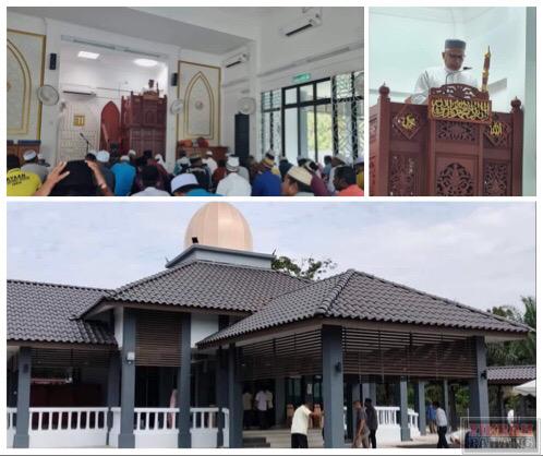 Solat Jumaat pertama orang Kampung Gol di masjid baharu