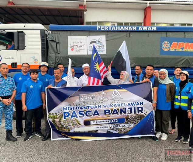 Pahang mula hantar bantuan banjir ke Terengganu 